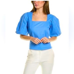 Vince Camuto oversized puff sleeve top S